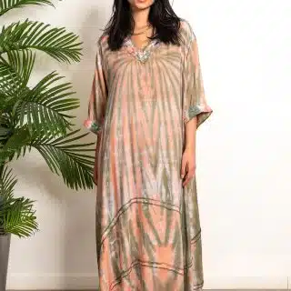 Rose/Grey Tie Dye Dress