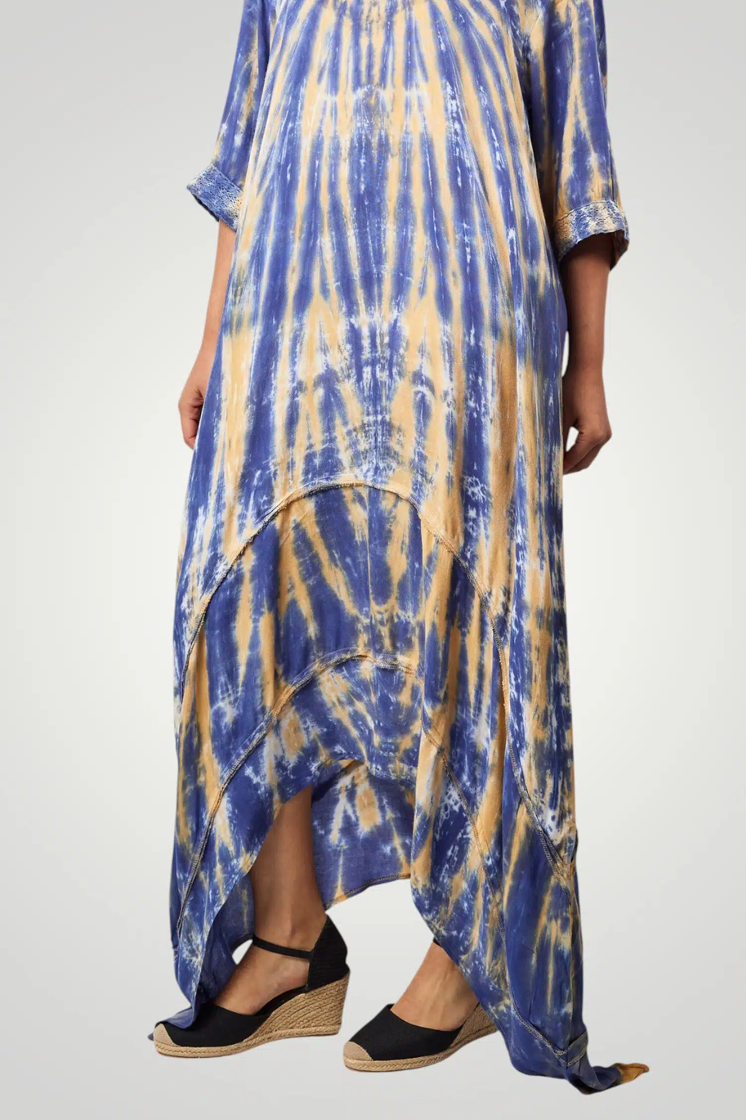 Navy Long Tie Dye Dress 4 076A2760 Photoroom scaled