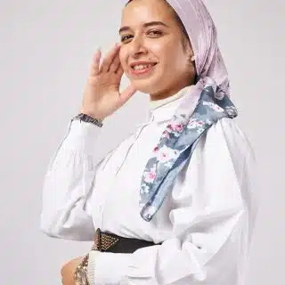 Light Rose Square scarf