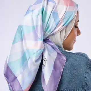 Light Purpel Square scarf