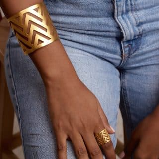 Chevron cuff