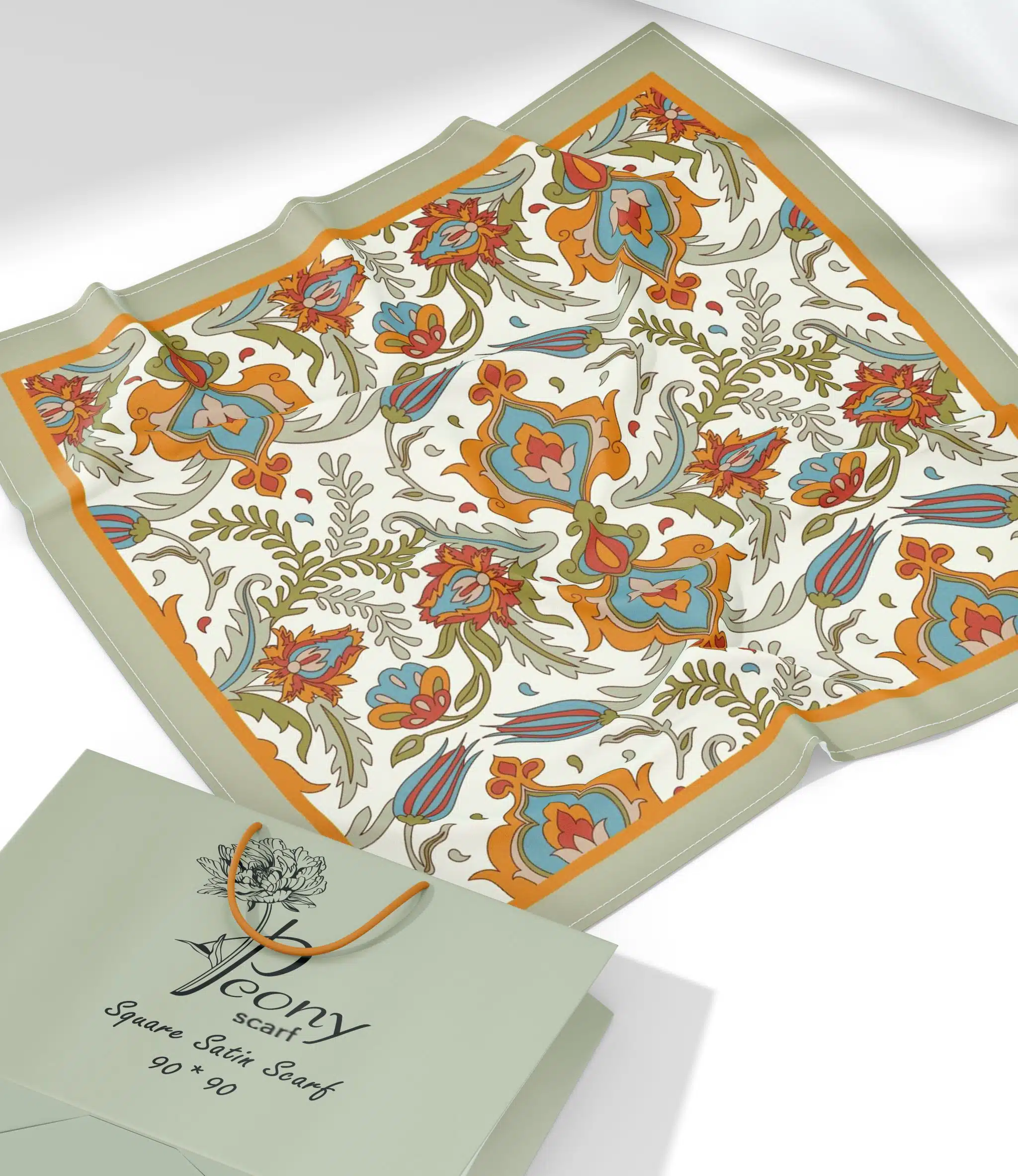 Zatiy Square scarf 1 Zatiy Square scarf