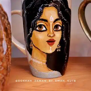 gypsy handpainted mug