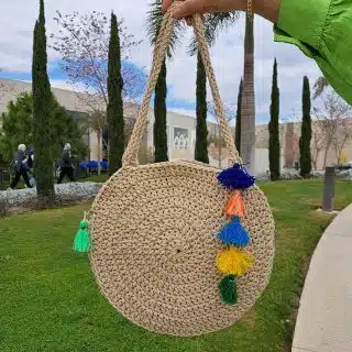 Circle boho bag