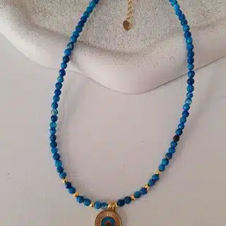 Blue necklace