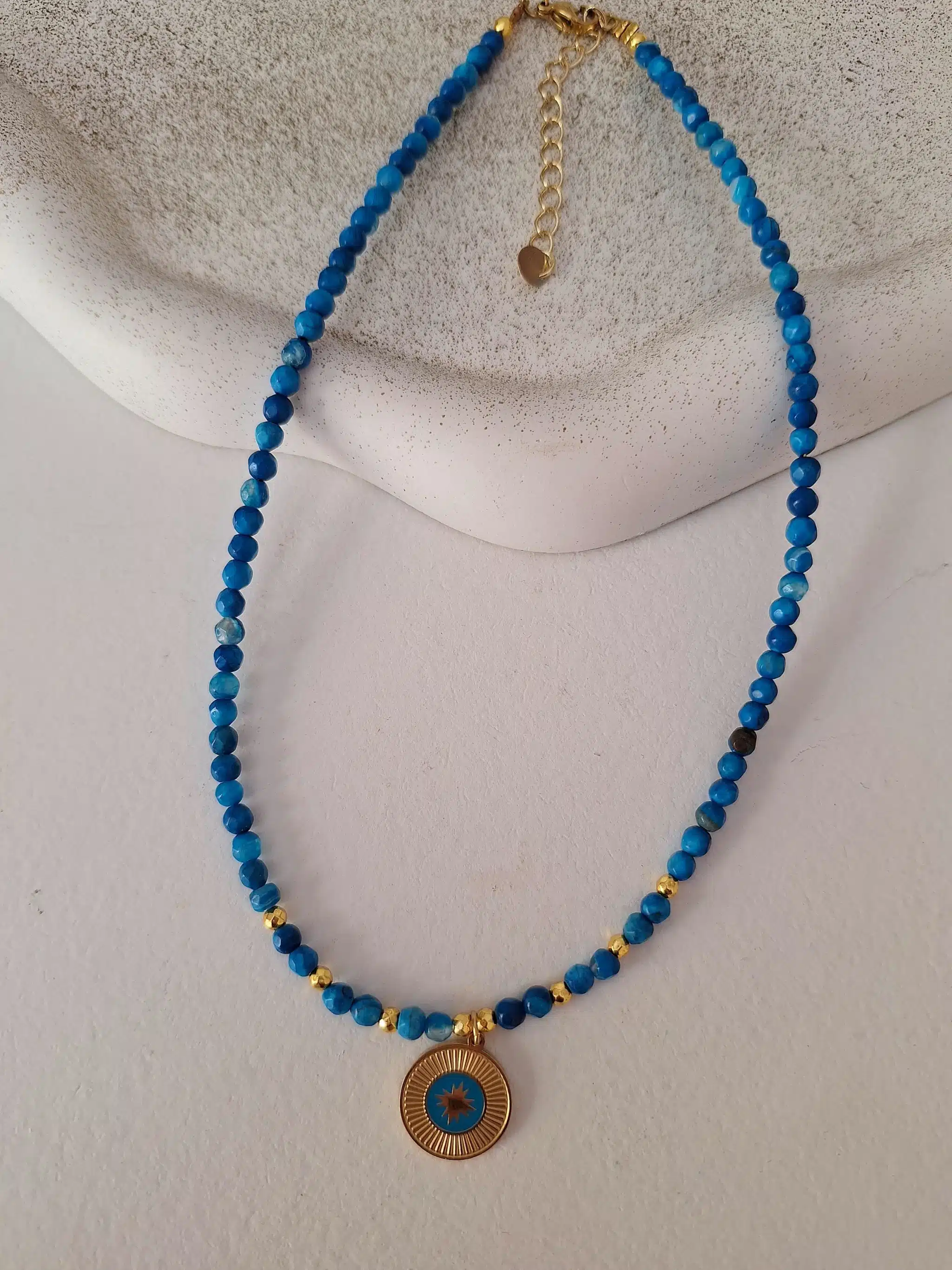 Blue necklace 1 Blue necklace