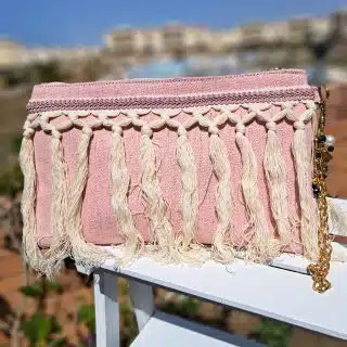 كلاتش كتان light pink