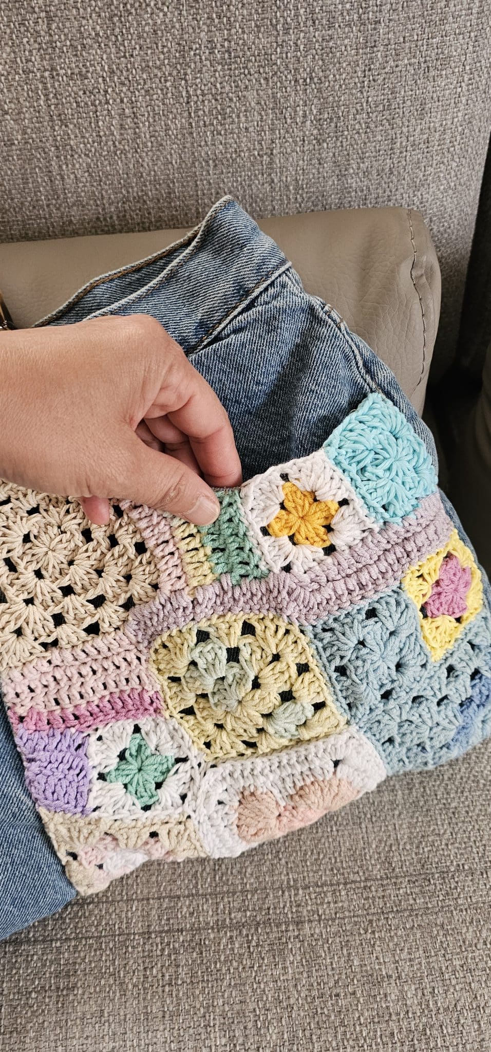 Patchwork Denim tote bag 3 20250424 134455 scaled