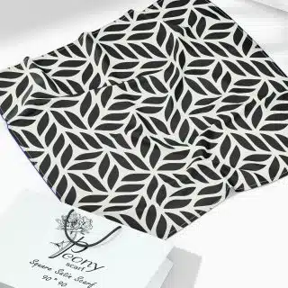 Black & white Square scarf