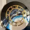 Ocean resin wall clock
