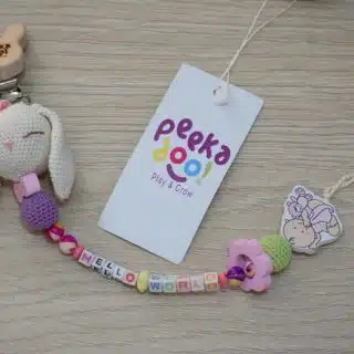 Hops The Rabbit - Pacifier Holder