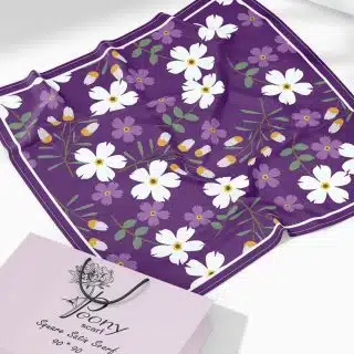 Purple Square scarf