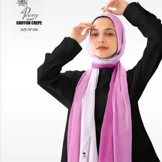 Gradient Fushia & Pink Scarf