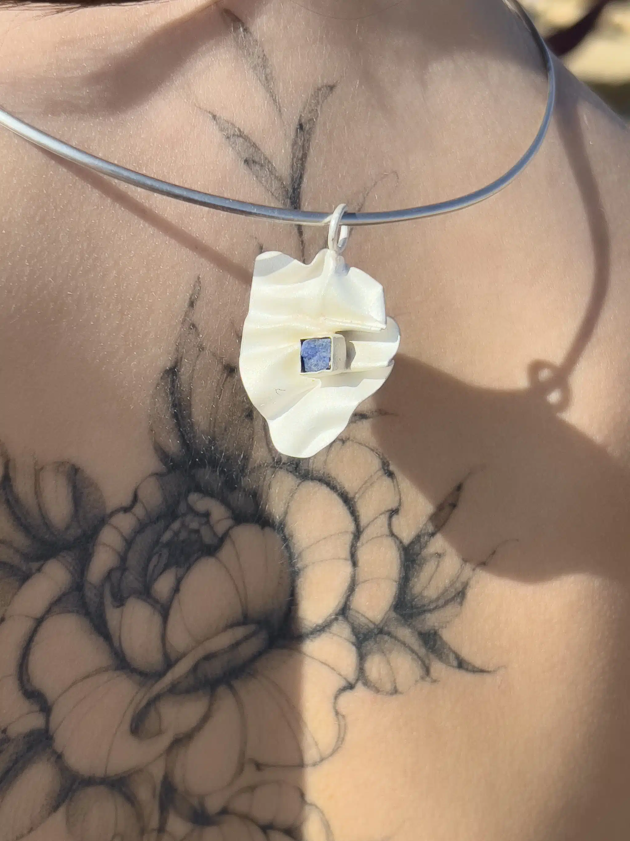 Handmade Sterling Matte Silver (Code 942) 1 Handmade Sterling Matte Silver (Code 942)