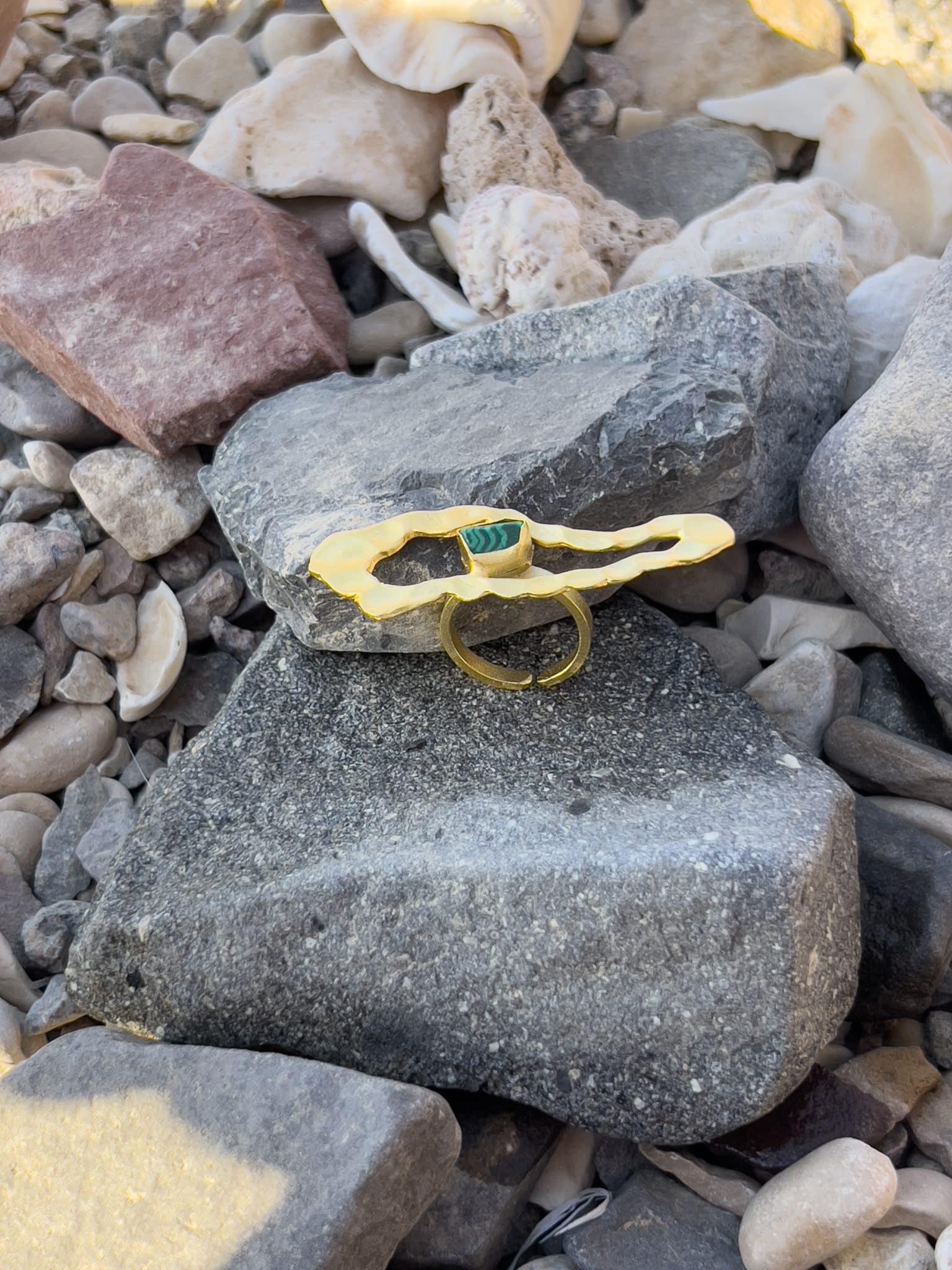 Handmade Gold Platted Sterling Silver Ring (Code 952) 4 952 2 scaled