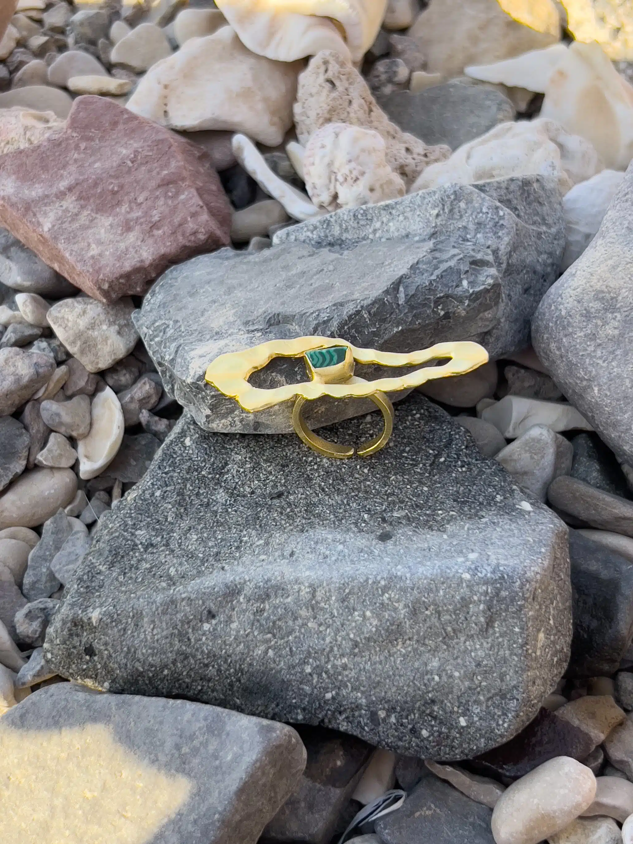 Handmade Gold Platted Sterling Silver Ring (Code 952) 4 952 2 scaled