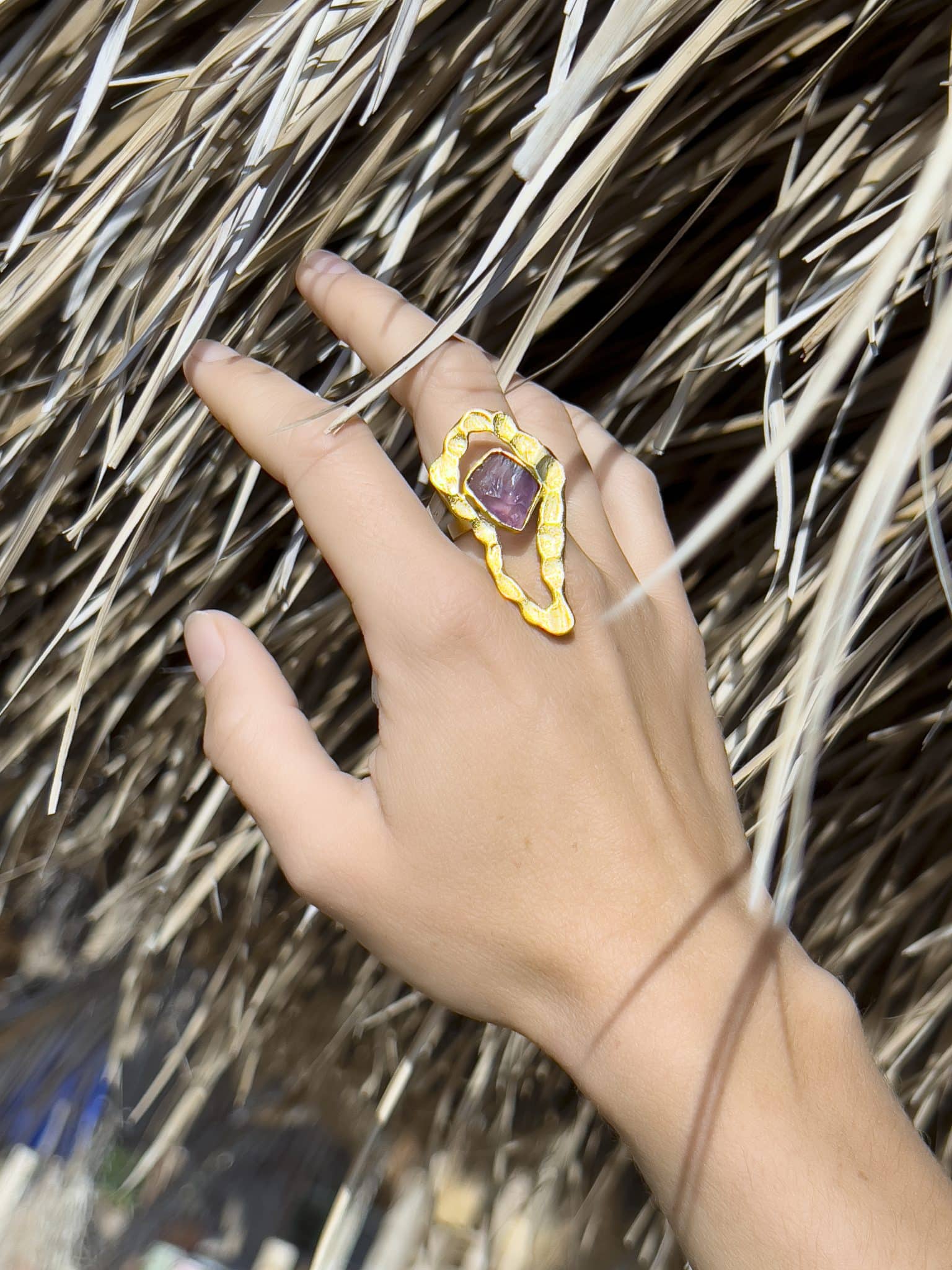 Handmade Gold Platted Sterling Silver Ring (Code 953) 2 953 1 scaled