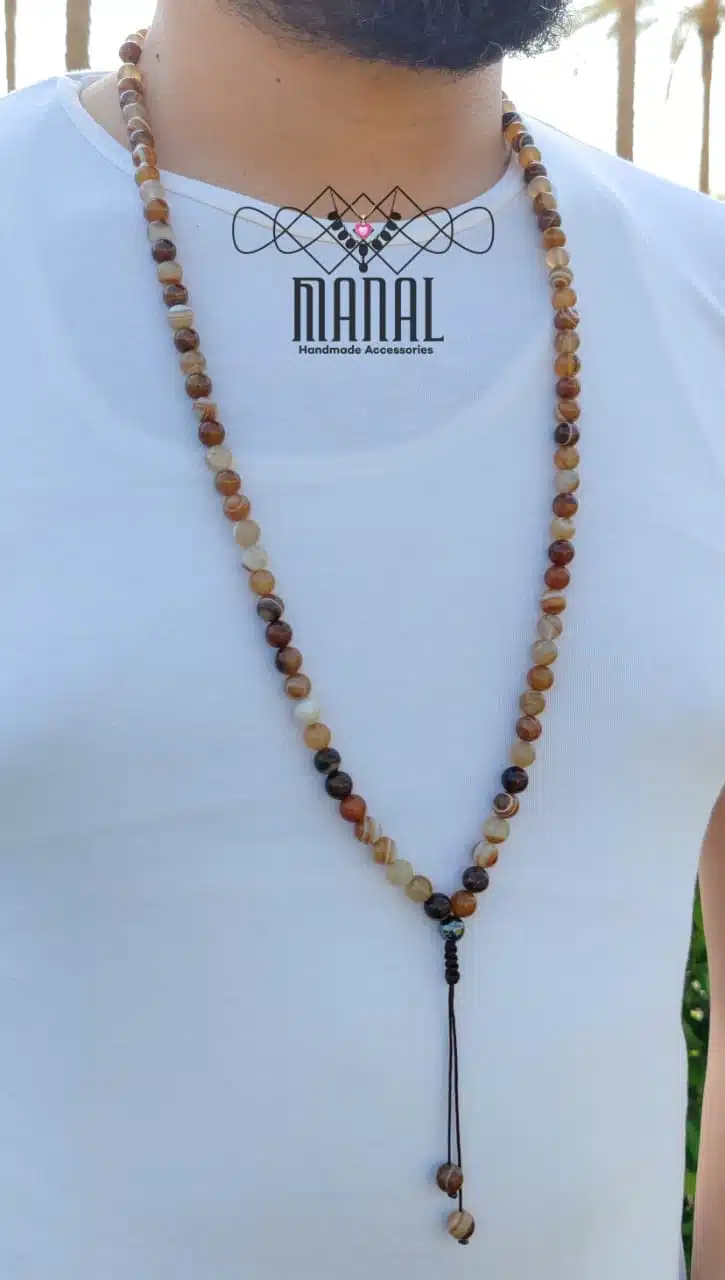 rosary of 99 Suleimani agate 1 rosary of 99 Suleimani agate