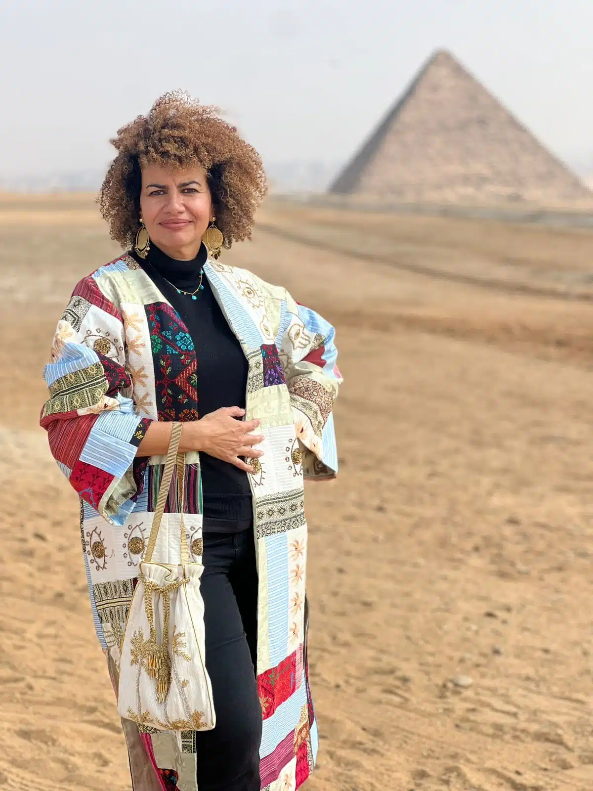 Egyptian Handmade Patchwork Kimono - Bohemian Style 5 IMG 20250127 WA0098 1