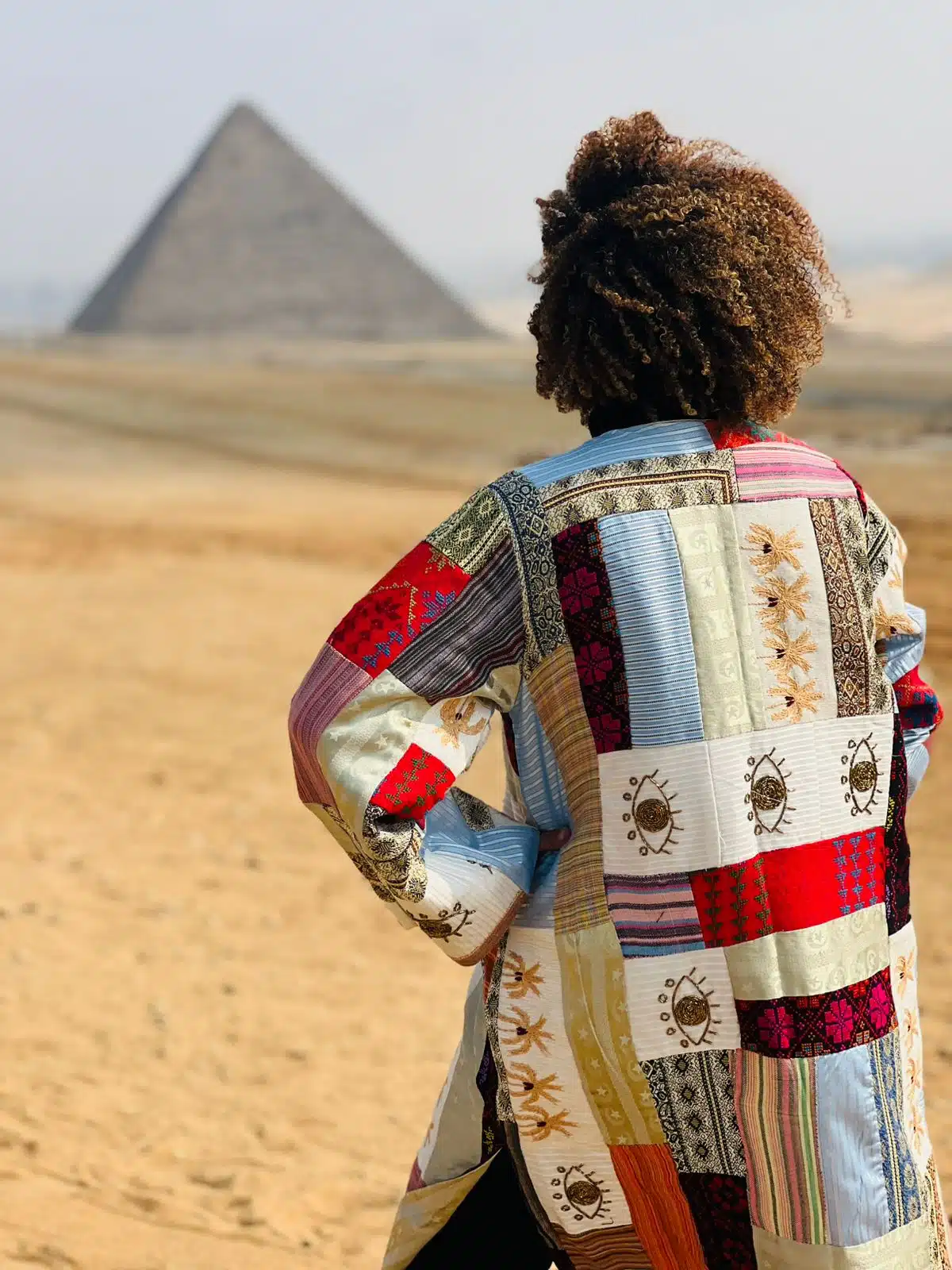 Egyptian Handmade Patchwork Kimono - Bohemian Style 3 IMG 20250127 WA0100 1