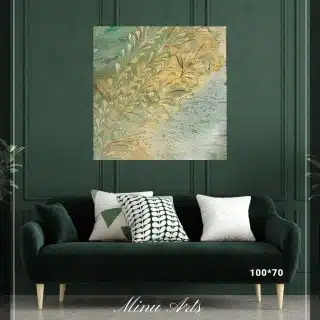 لمسة خضراء مع تناغم الألوان وأوراق الطبيعة