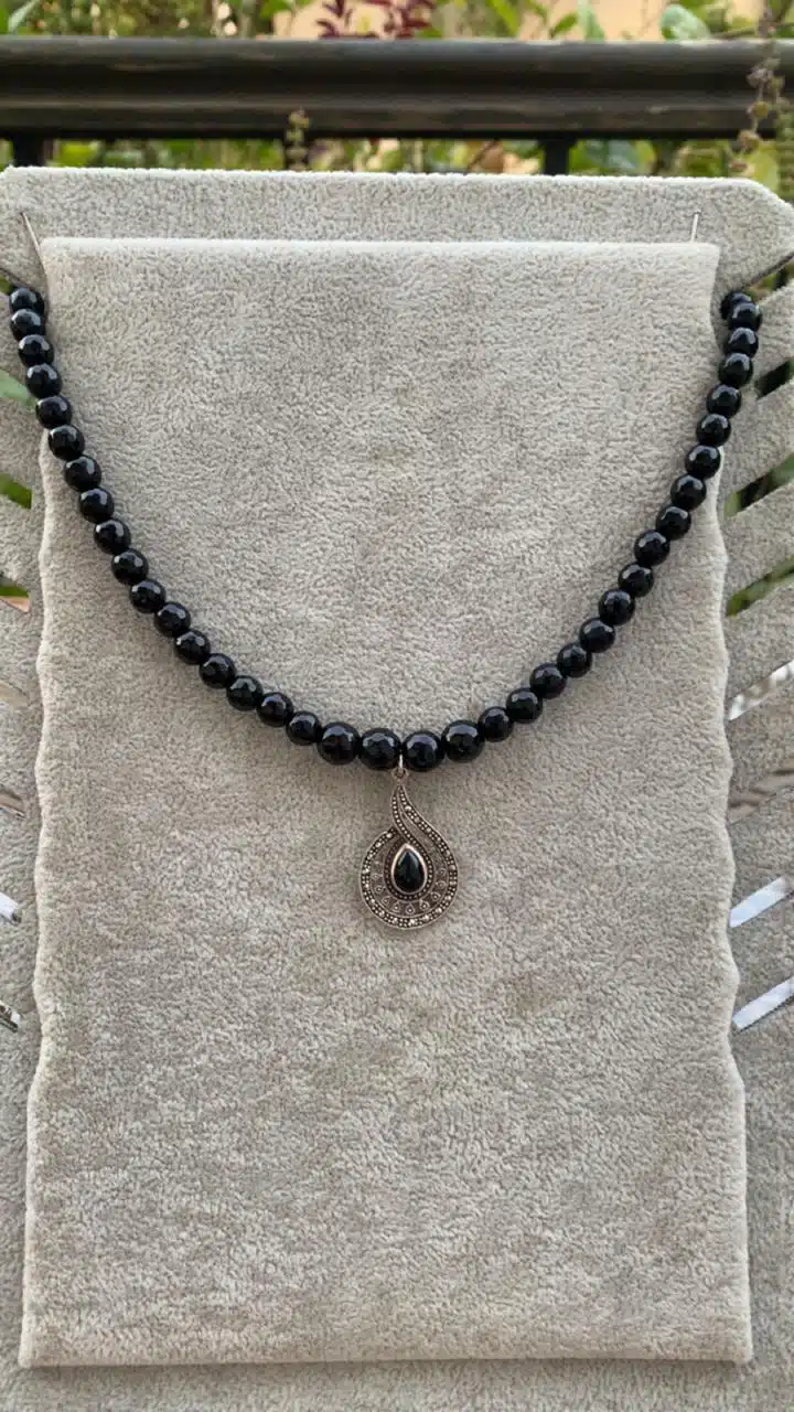 925 Silver Onyx Necklace 3 IMG 20250410 WA0029