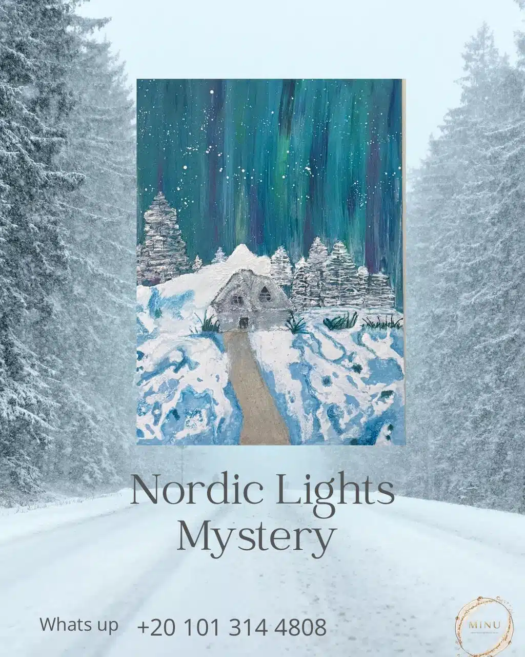 سحر الأضواء الشمالية مقاس 50*80 1 سحر الأضواء الشمالية مقاس 50*80