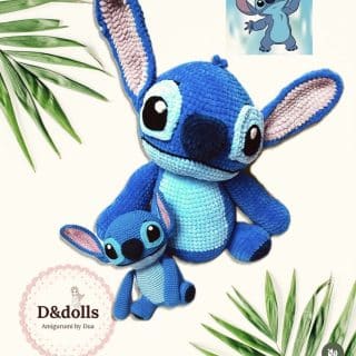 Stitch Crochet Amigurumi Stuffed Doll