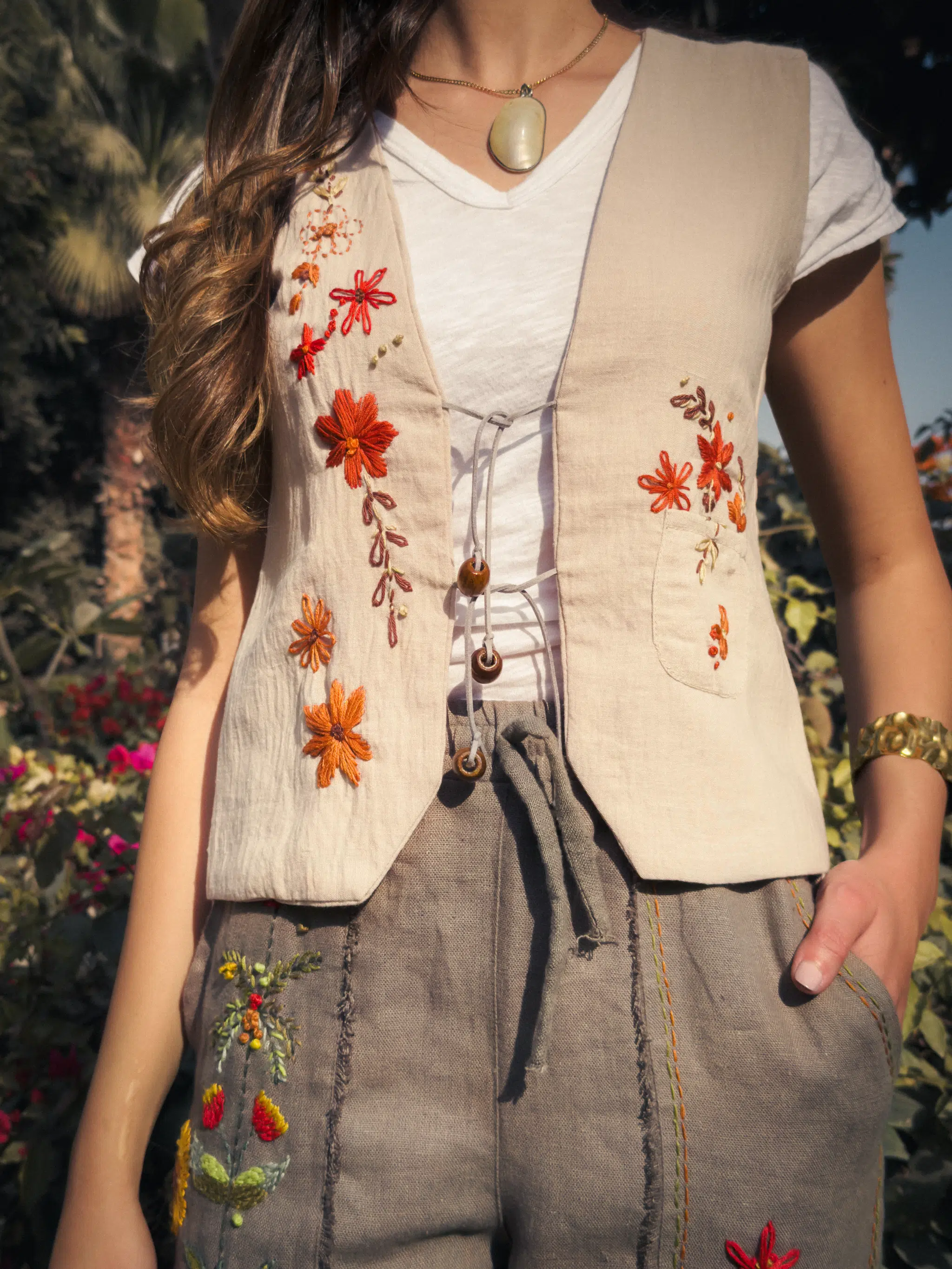 Autumn Floral Vest 1 Autumn Floral Vest