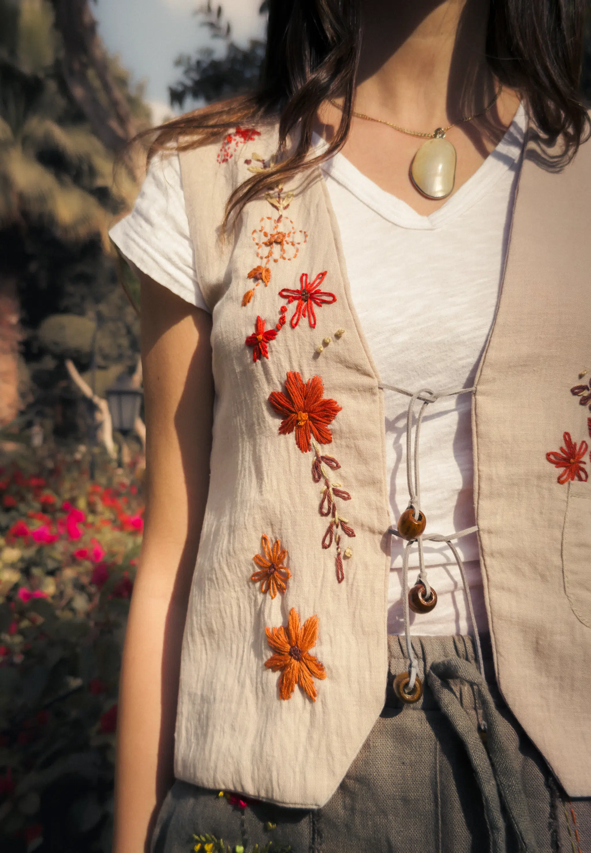 Autumn Floral Vest 2 IMG 0738