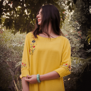 Bohemian Yellow Dress