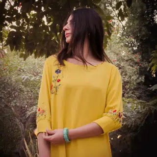 Bohemian Yellow Dress