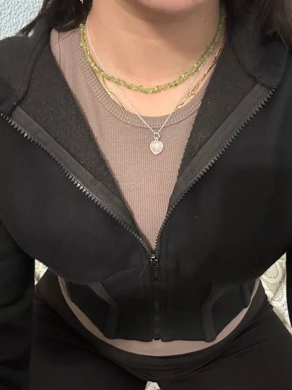 Green peridot necklace 1 Green peridot necklace