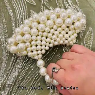 Mini pearl bag 🤍