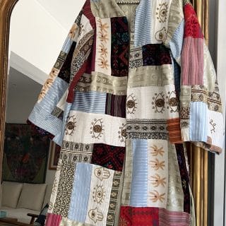 Egyptian Handmade Patchwork Kimono - Bohemian Style