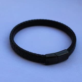 Black Arc Men Bracelet