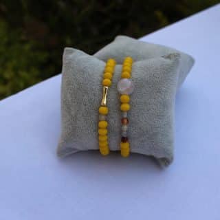 Yellowish Bracelet Set
