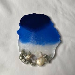 Dark-Blue-Sea with Shells 2
