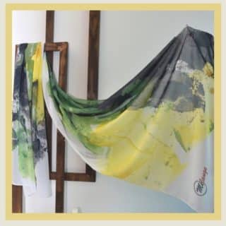 Abstract Emerald Scarf