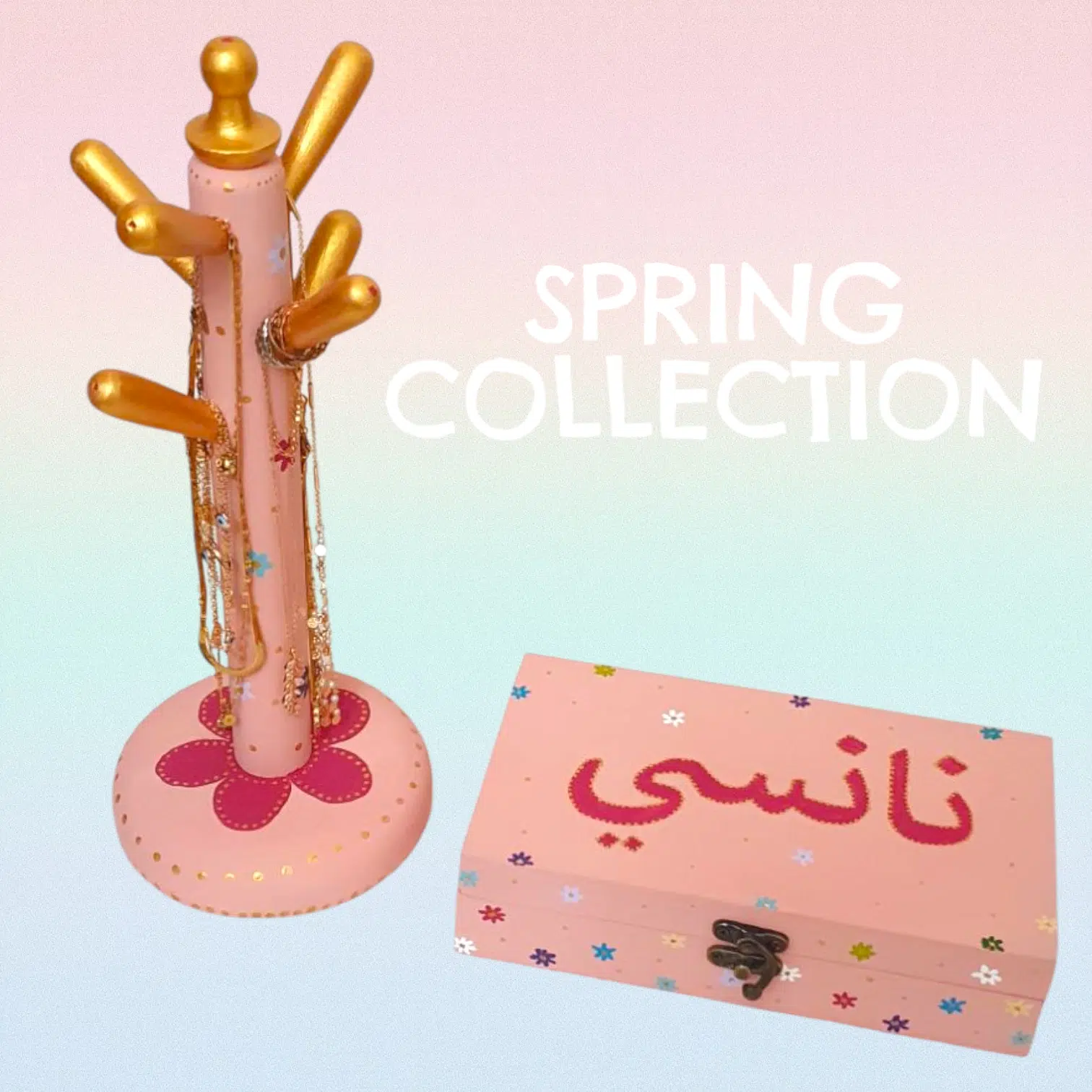 Accessories & Jewelry Stand Holder 2 Square 59