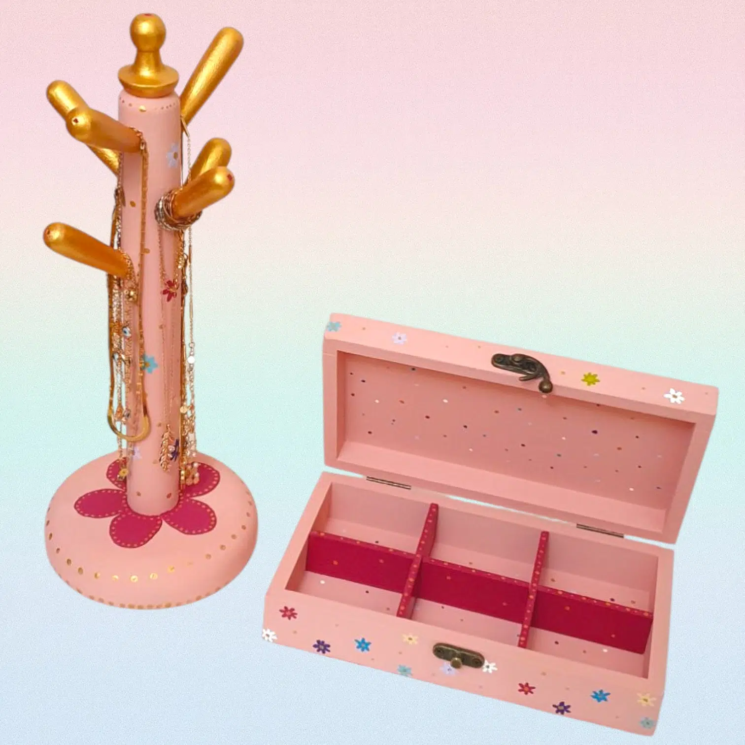 Accessories & Jewelry Stand Holder 3 Square 61