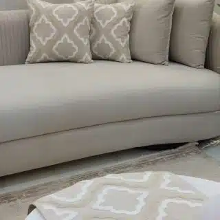 Beige Star Cushion Cover