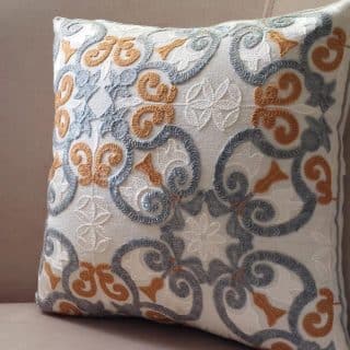 Flat White Cushion Cover