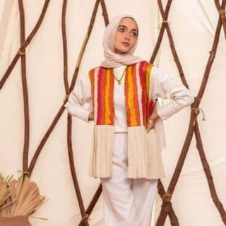 Indian Pleated Linen vest