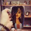 nubian lady handpainted mug