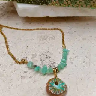 سلسلة نحاس خزف تونس