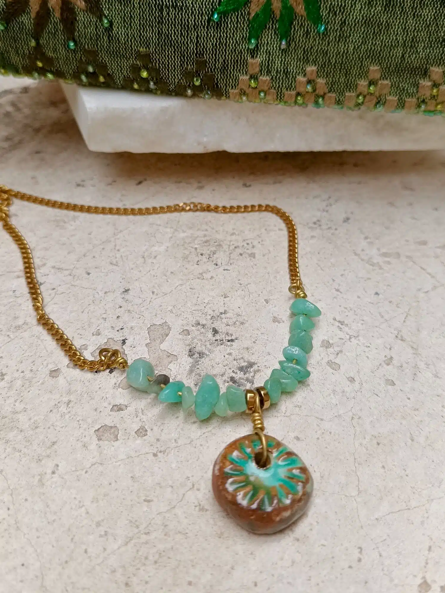 سلسلة نحاس خزف تونس 1 سلسلة نحاس خزف تونس