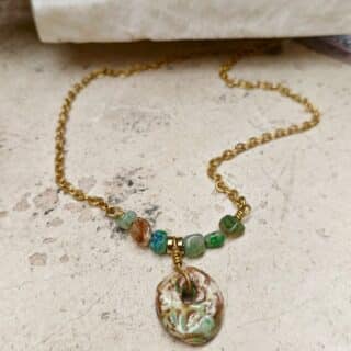 سلسلة نحاس خزف تونس