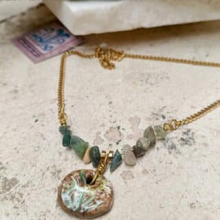 سلسلة نحاس خزف تونس