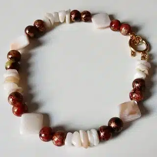Brownish Seashell Anklet